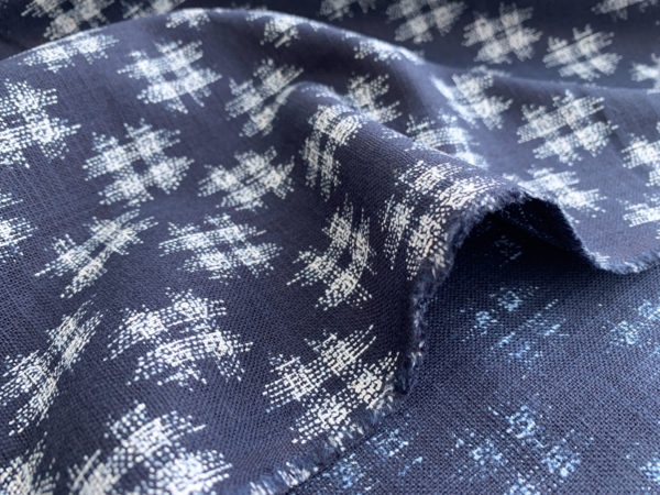 Japanese Textured Cotton - Indigo Traditional - Shaapu