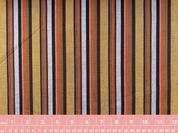 Japanese Cotton Shirting - Stripes - Harvest