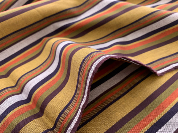 Japanese Cotton Shirting - Stripes - Harvest