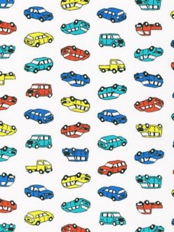 Quilting Cotton - Musings - Cars - White