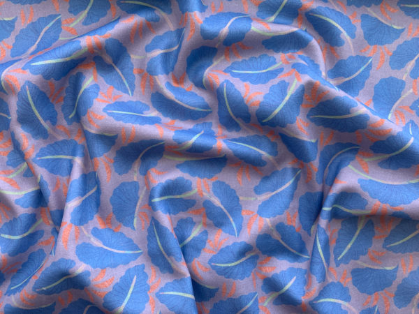 Organic Cotton Double Gauze - Botanica - Canopy - Blue