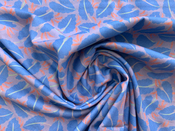 Organic Cotton Double Gauze - Botanica - Canopy - Blue