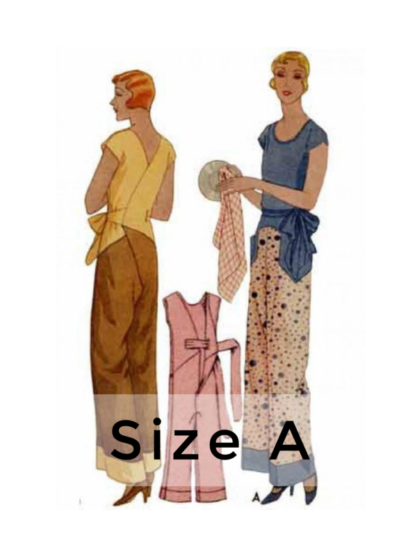 Decades of Style Kitchenette Pajamas - #3001 Size A