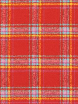 Mammoth Junior Plaid - Cotton Flannel - Tomato