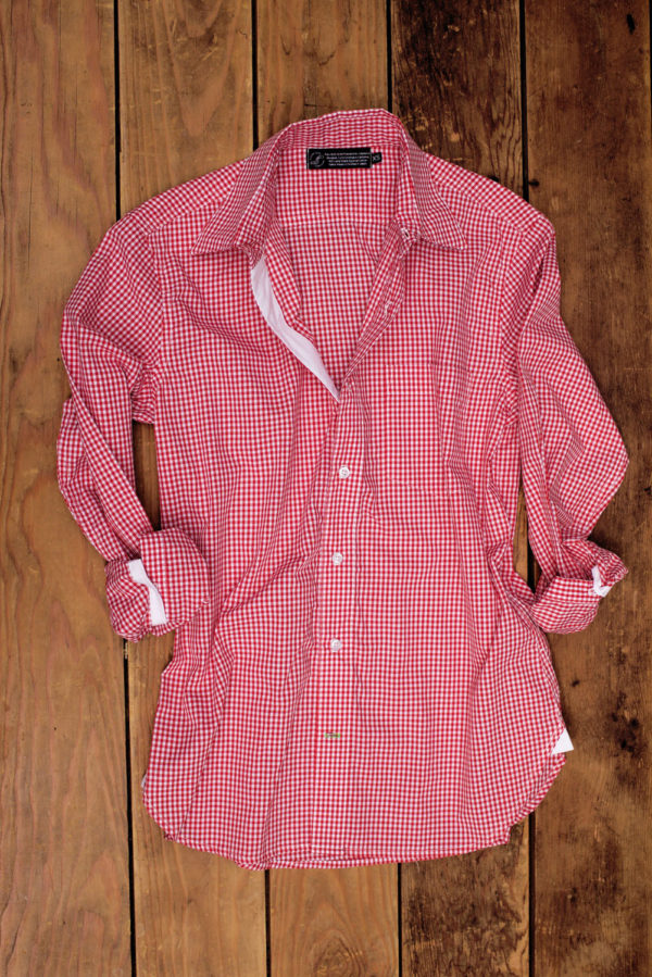 Deadstock Japanese Gingham Shirting - Red