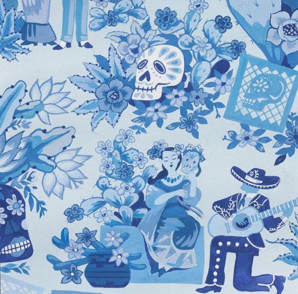 Quilting Cotton - Alexander Henry - La Mascarada - Denim