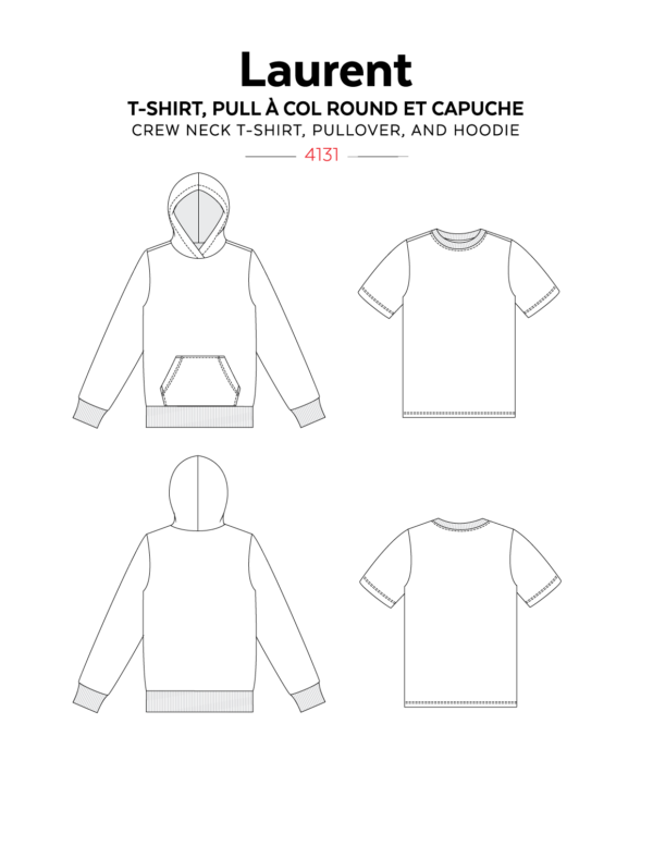 Jalie Laurent T-Shirt, Pullover and Hoodie #4131