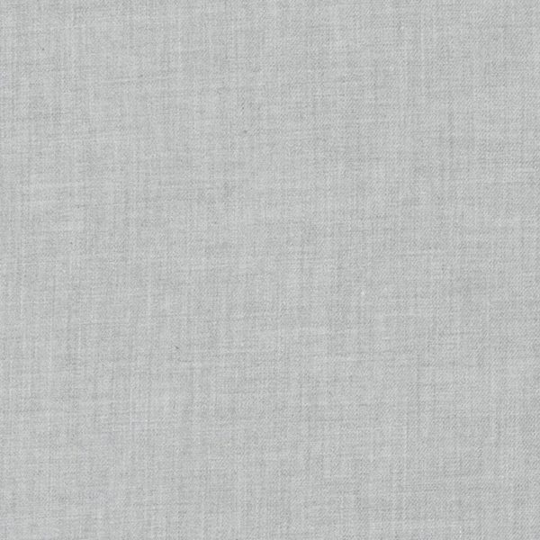 Brushed Cotton Shirting - Melange Solid - Grey