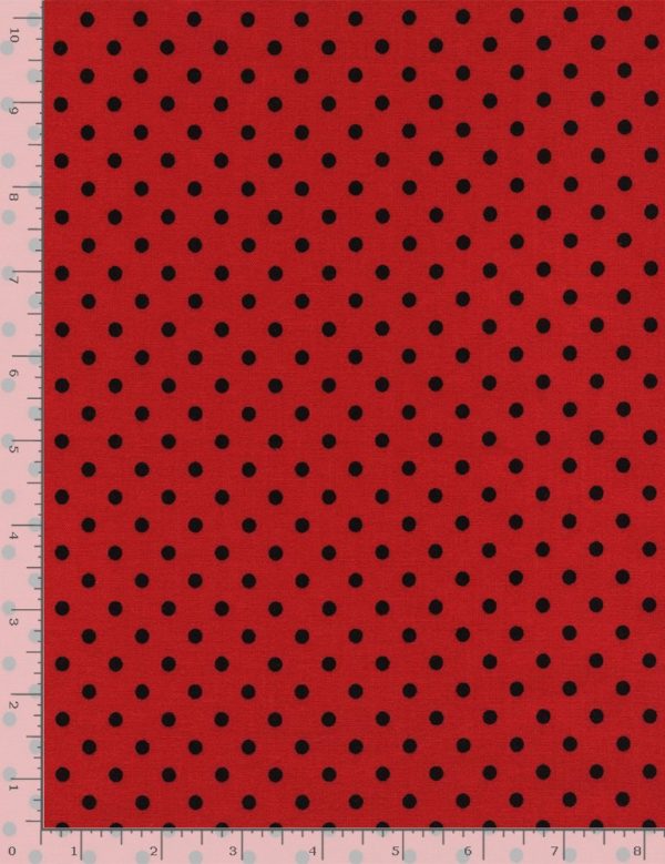 Quilting Cotton - Polka Dots – Ladybug