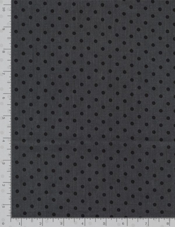 Quilting Cotton - Polka Dots – Slate