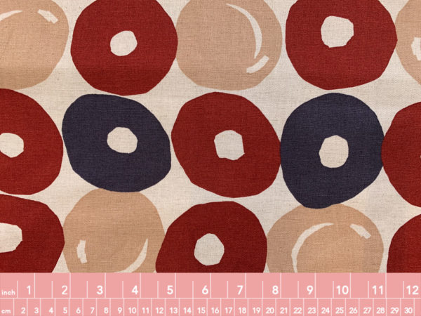 Japanese Cotton/Linen Canvas - Donuts