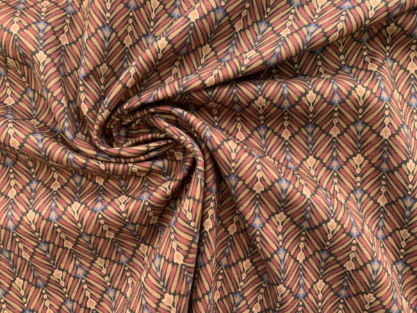 Hokkoh - Cotton Brushed Twill - Art Deco - Purple