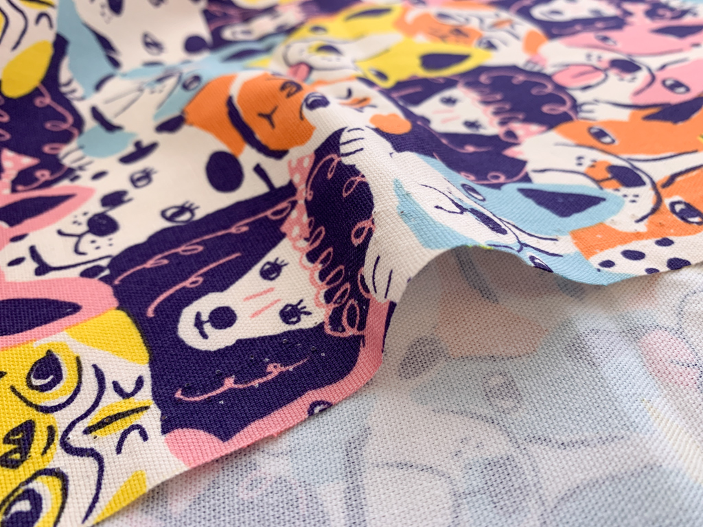 Japanese Cotton Oxford - Inu - Stonemountain & Daughter Fabrics