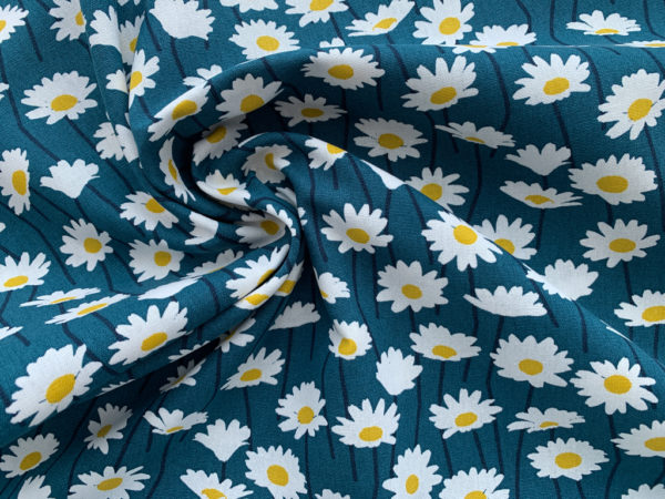 Koizumi - Linen/Cotton Shirting - Daisies - Yellow