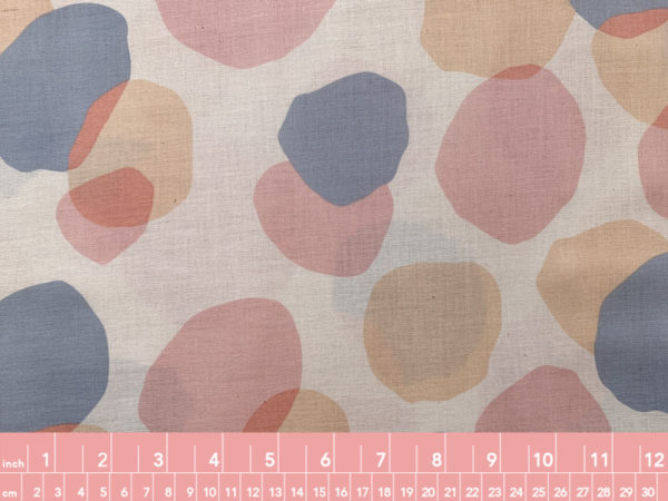 Kokka - Cotton Lawn - Overlapping Dot - Pastel