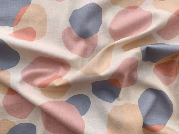 Kokka - Cotton Lawn - Overlapping Dot - Pastel