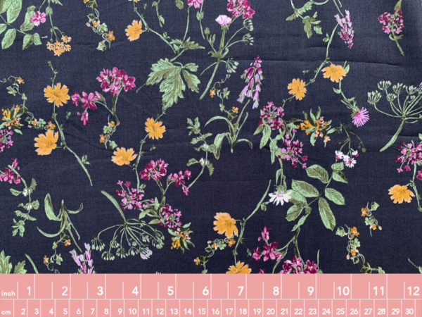 Hokkoh - Cotton Lawn - Wildflowers - Pink