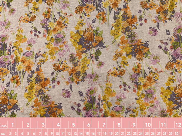 Hokkoh - Linen/Cotton Shirting - Wildflowers - Yellow