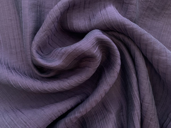 Tencel/Nylon Plisse - Eggplant