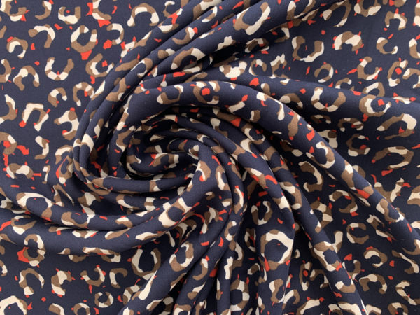 Rayon Poplin Print - Midnight Jungle