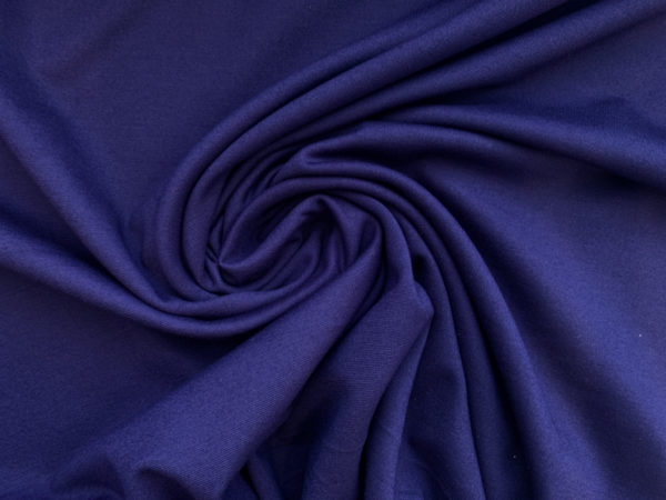 Heavy Rayon/Nylon/Spandex Ponte - Blueberry