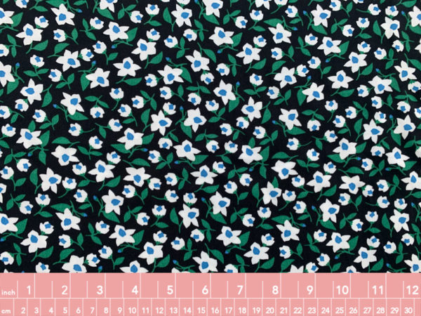 Rayon Voile Print – Stephanotis