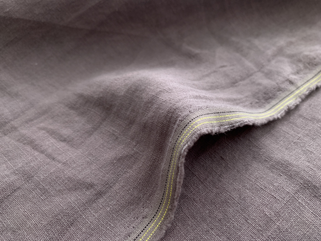 Linen Pattern Steel Stonemountain & Daughter Fabrics