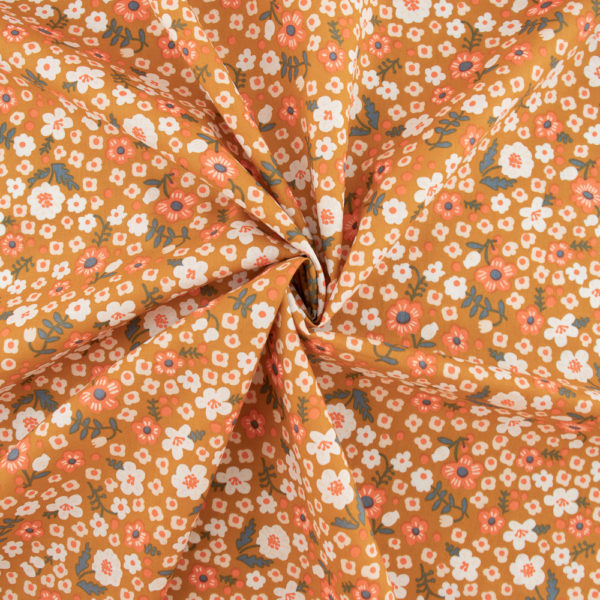 Birch - Organic Cotton Lawn - Bella Petite - Caramel