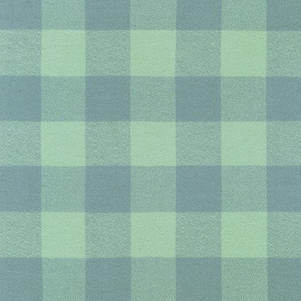 3/8 Sage Green Gingham: Light Sage Fabric