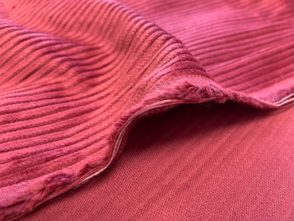 Wide Wale Cotton Corduroy - Cherry