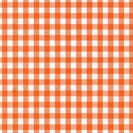 Kitchen Window Wovens - Yarn Dyed Cotton - Small Gingham - Marmalade