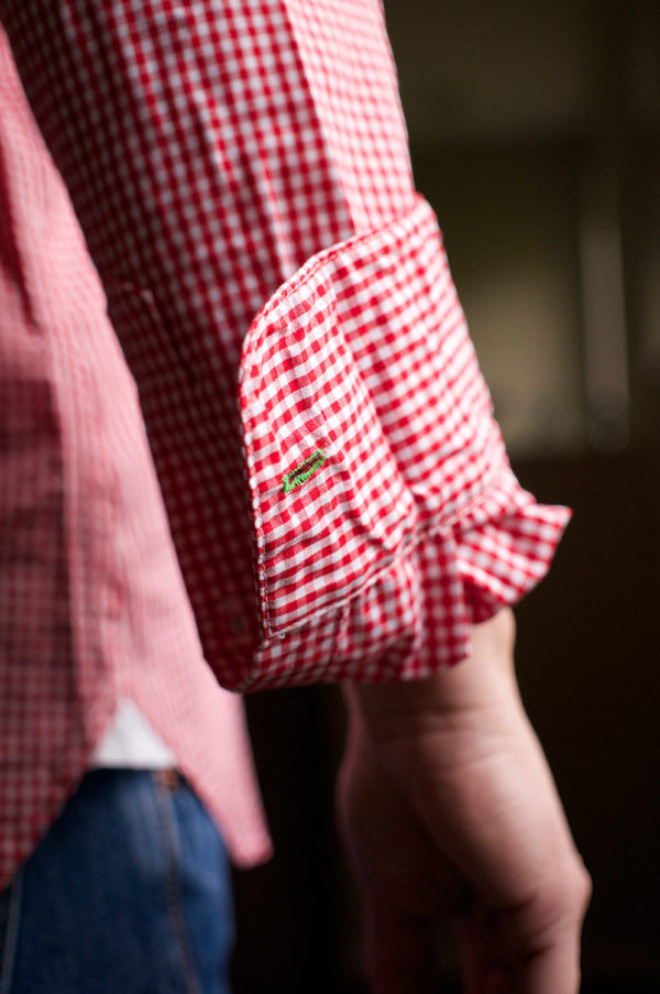 Deadstock Japanese Gingham Shirting - Red