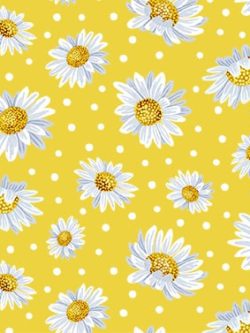 Quilting Cotton - Hello Sunshine - Daisy Days - Yellow