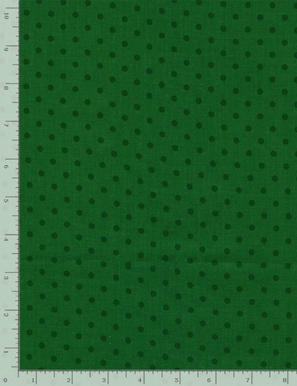 Quilting Cotton - Polka Dots – Emerald