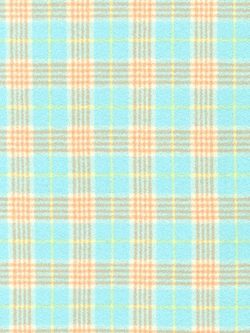 Flannel Yarn Dyed Plaid Fabric Tad Chambray, by the yard