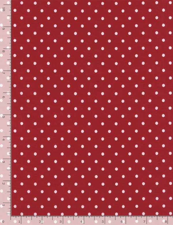 Quilting Cotton - Polka Dots – Red