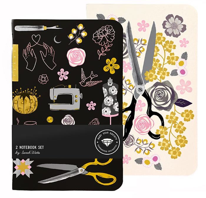 Ruby Star Society – Sewing Things – Notebook (Set of Two)