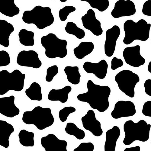 Quilting Cotton - Skin Deep – Cow Skin – Black White - Stonemountain 