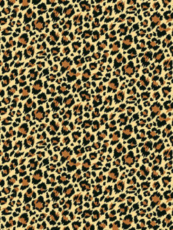 Quilting Cotton - Around the World - Leopard - Yellow