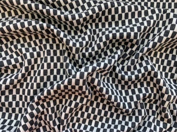 Deadstock Jacquard Knit - Checkerboard