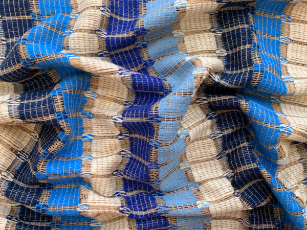 Milly - Open Weave Cotton - Blue Hues