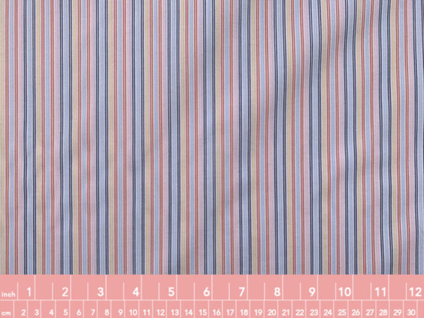 Deadstock Cotton Shirting - Sherbet Stripes