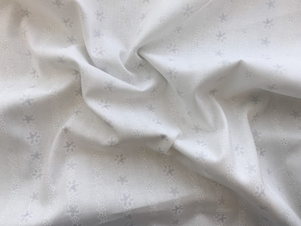 Japanese Cotton Shirting - Daisy Stripes