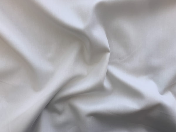 Japanese Cotton - FluTect Broadcloth - White