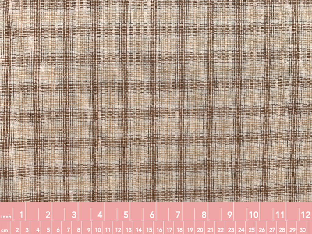 One Sister Designs Itty Bitty Yarn Dye Sand Plaid Stonemountain