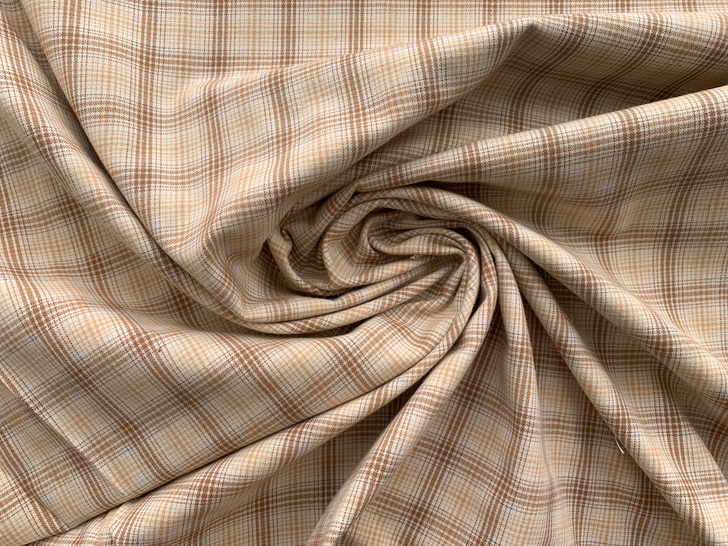 One Sister Designs Itty Bitty Yarn Dye Sand Plaid Stonemountain