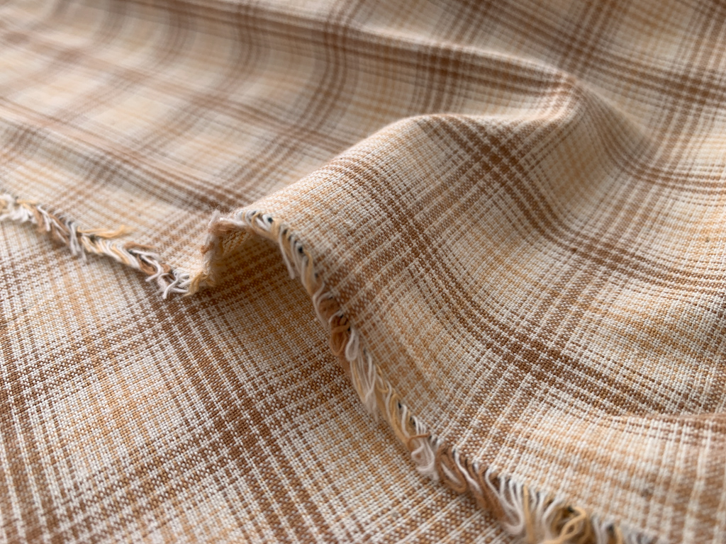 One Sister Designs Itty Bitty Yarn Dye Sand Plaid Stonemountain