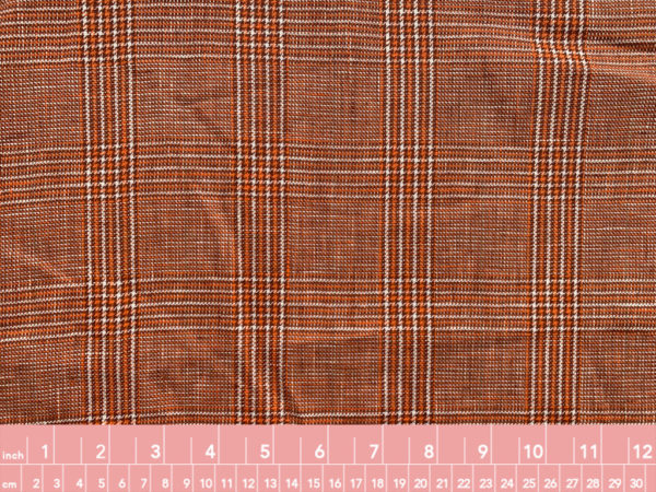 Deadstock - Yarn Dyed Linen - University Plaid