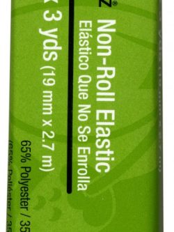 Dritz 3/4″ Non-Roll Elastic – White – 3 Yards