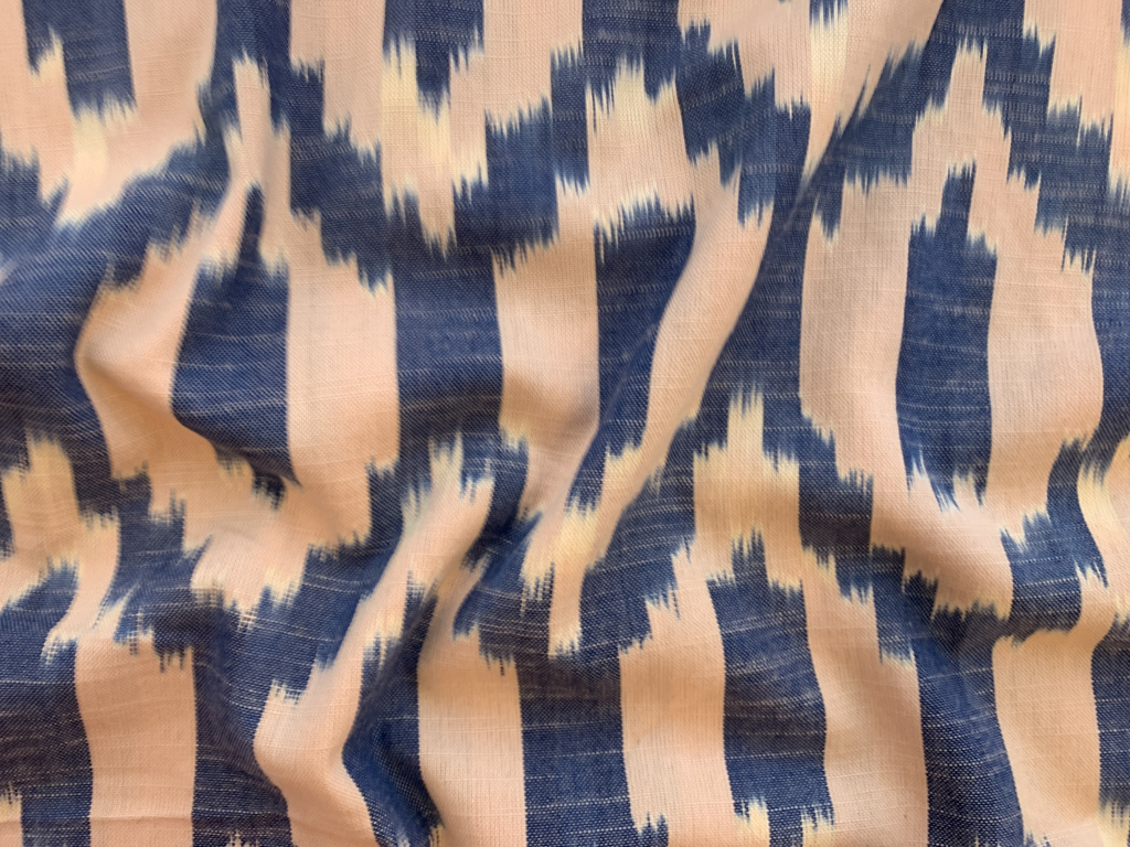 Tommy Floreat Cotton Blue Ikat